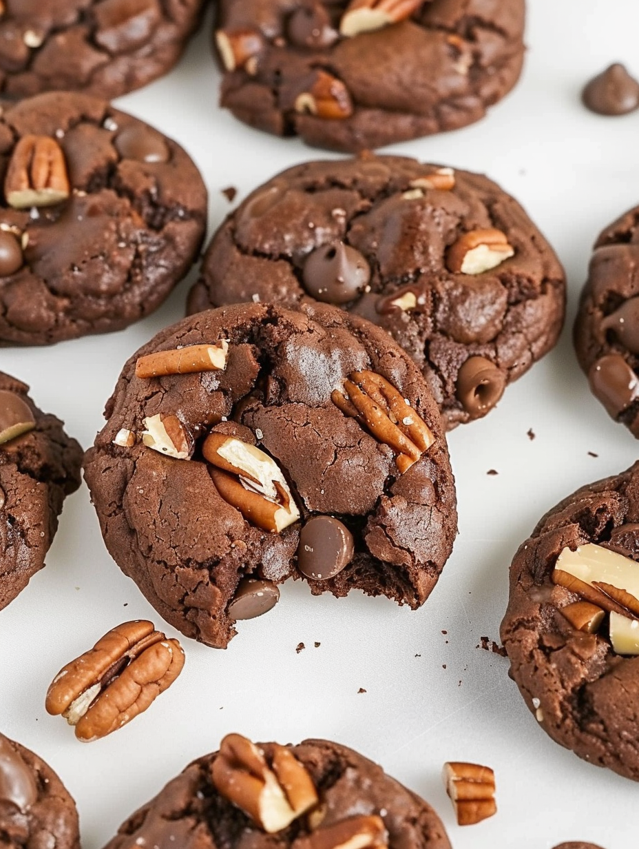 Chocolate Cake Mix Cookies