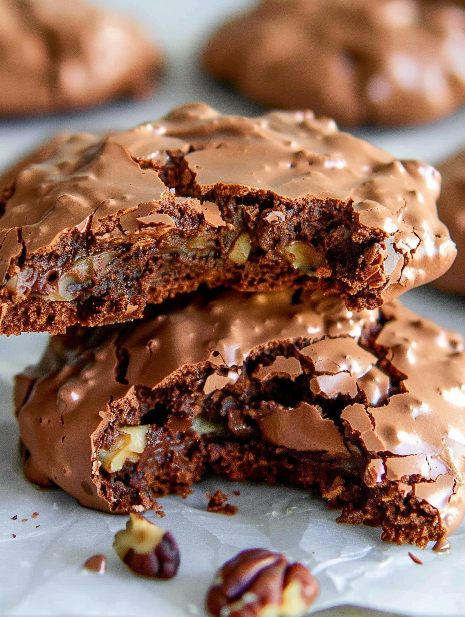 Chocolate Meringue Cookies