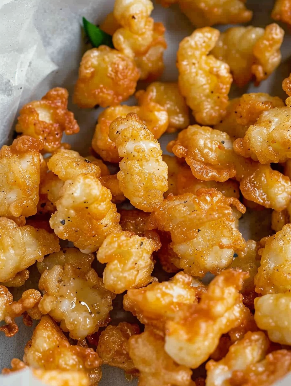 Fried cheese curds fresh from the fryer