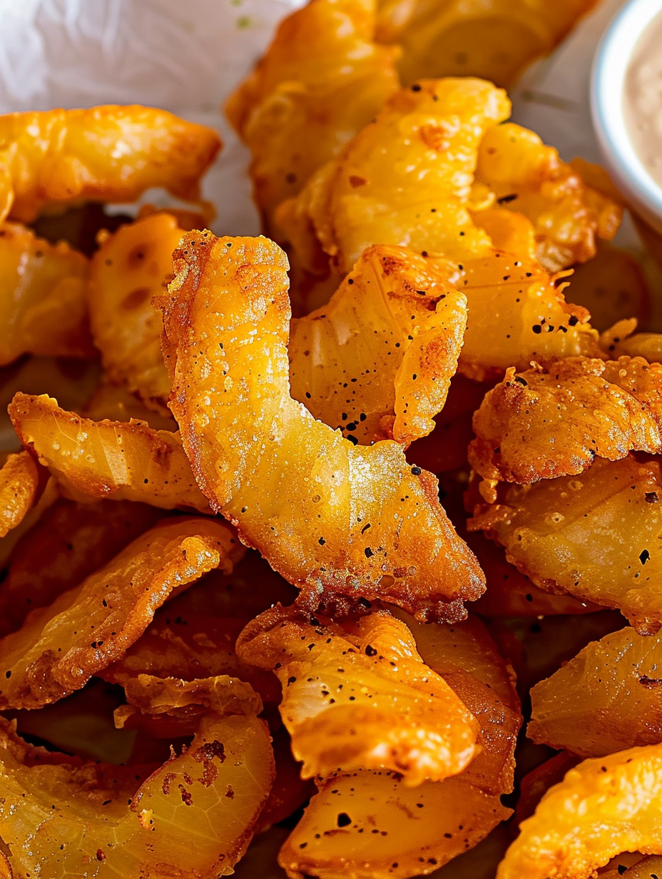 Crispy Onion Petals with Copycat Outback Bloomin' Sauce