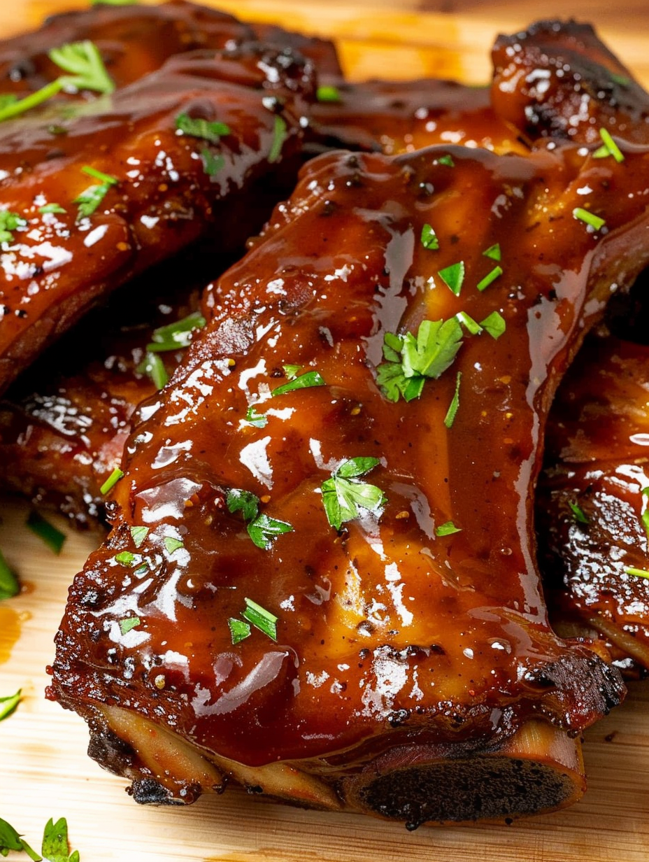 Country style ribs with spice rub ready for the air fryer