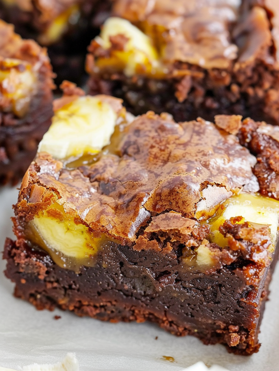 Banana Pudding Brownies