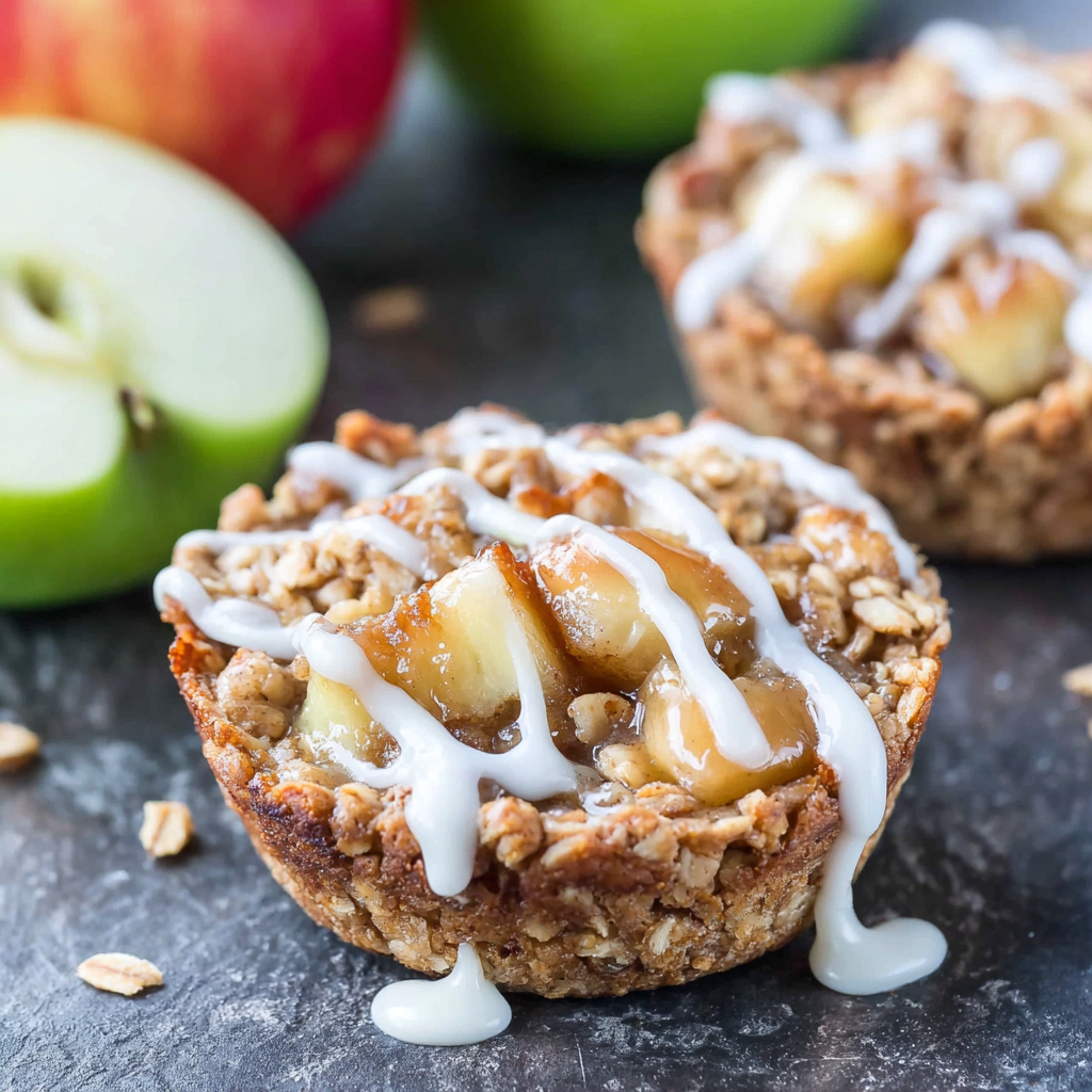 Apple Crisp Cookie Cups