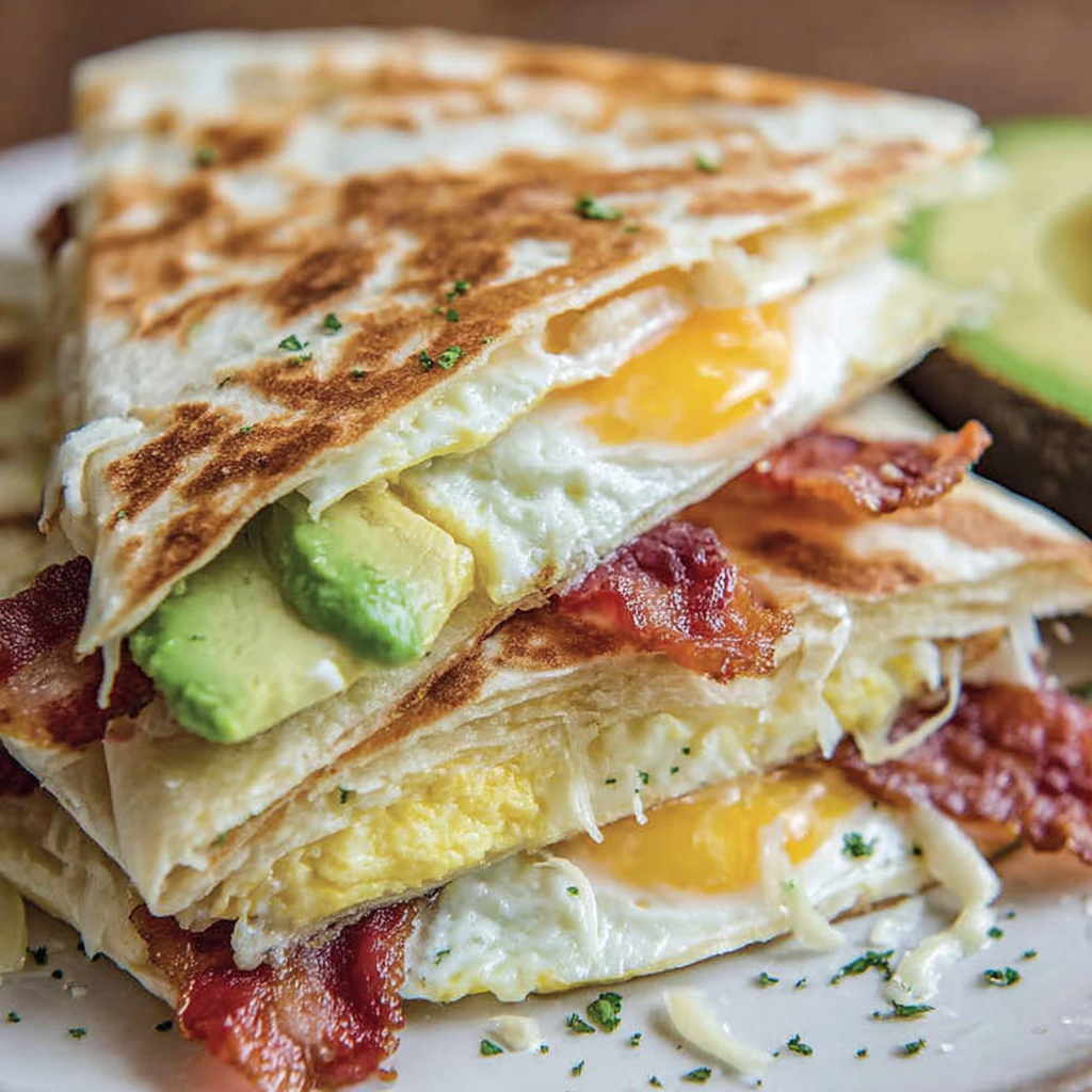 TikTok Breakfast Tortilla Fold