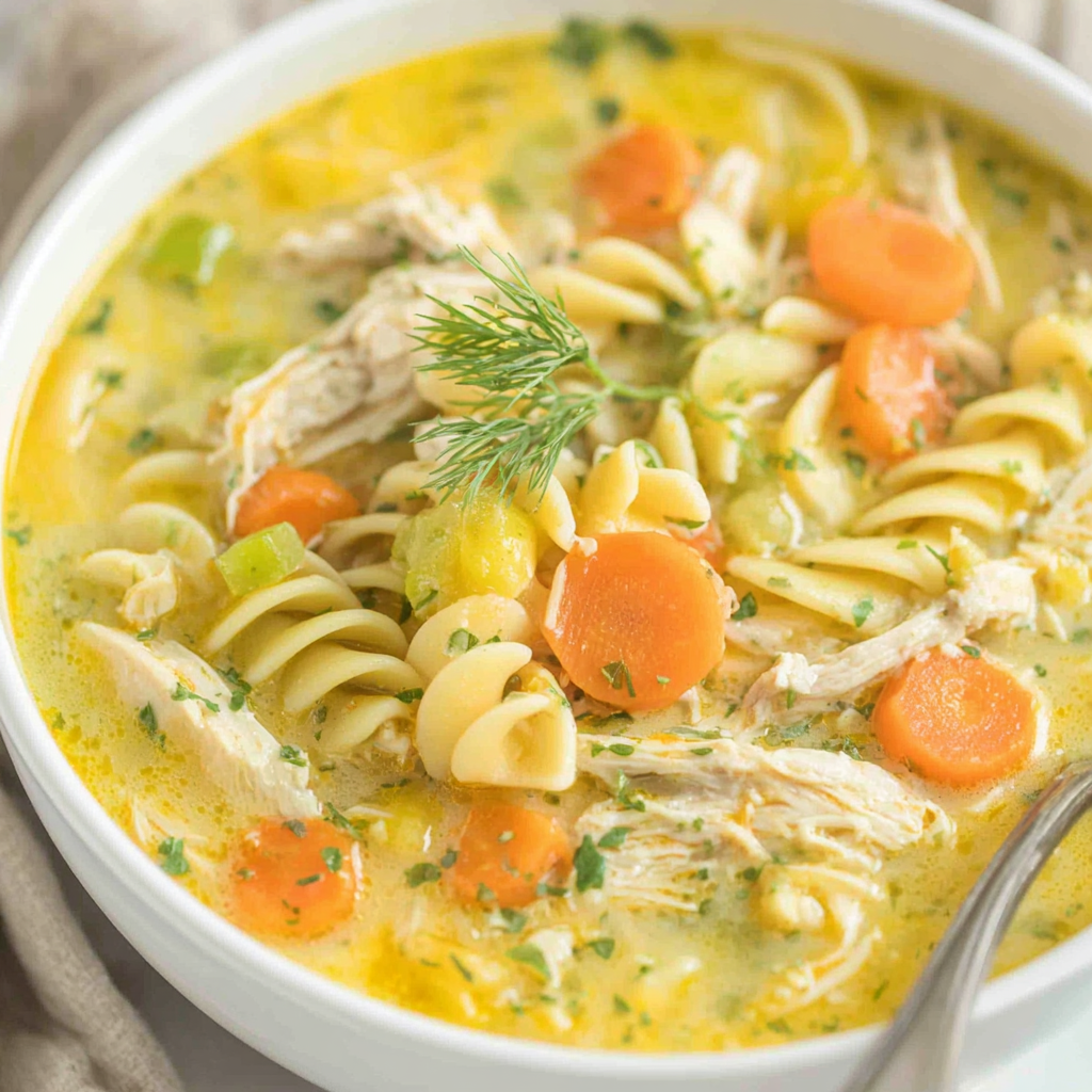 Creamy Chicken Noodle Soup