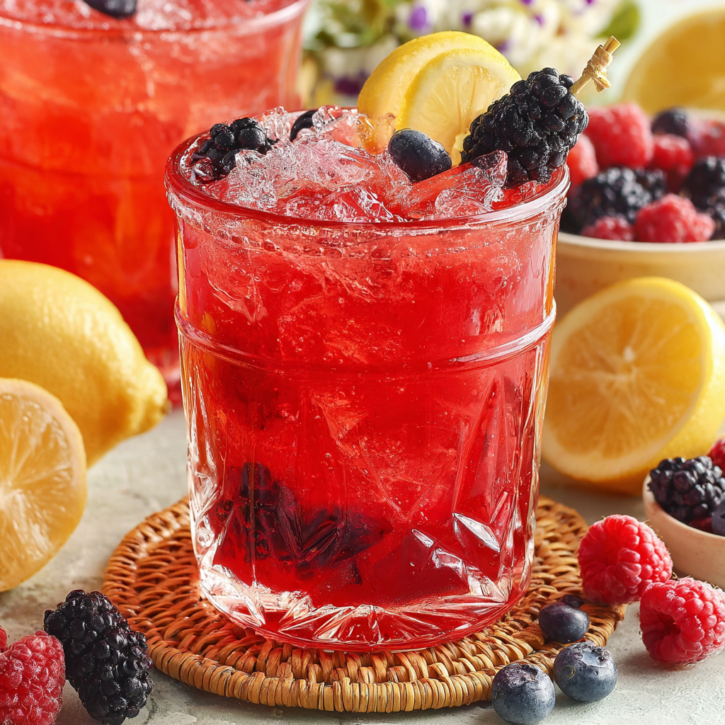 Refreshing Mixed Berry Lemonade