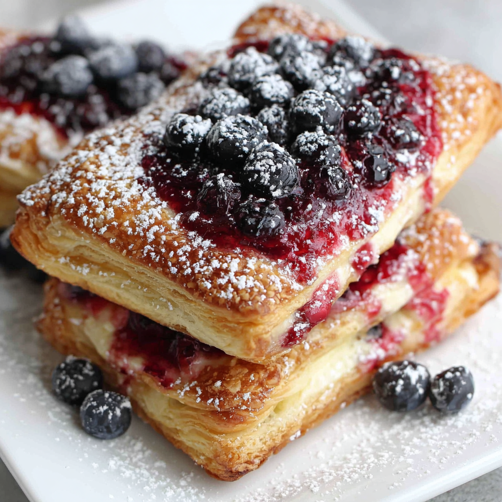 Blueberry Cream Cheese Danish