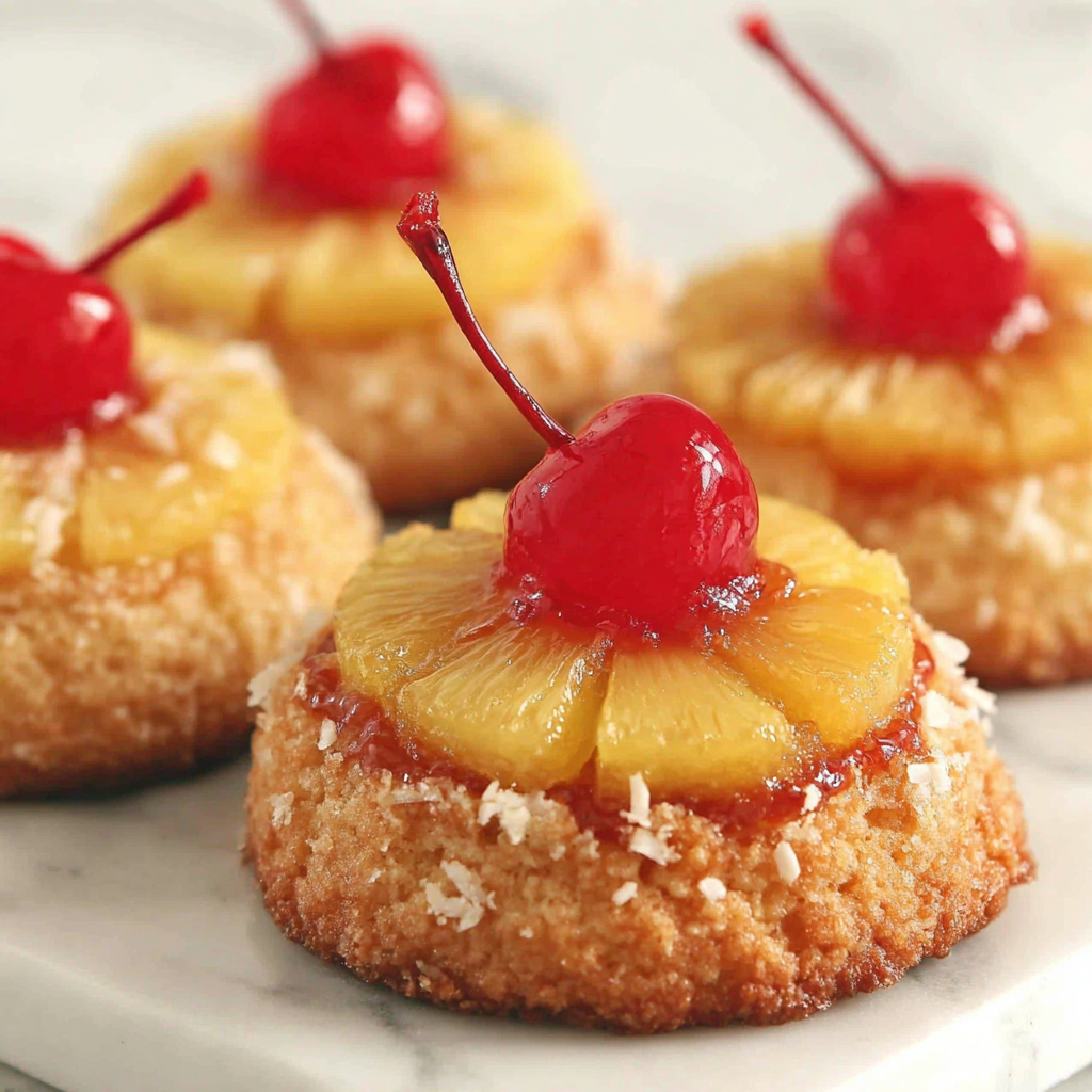 Pineapple Upside Down Sugar Cookies