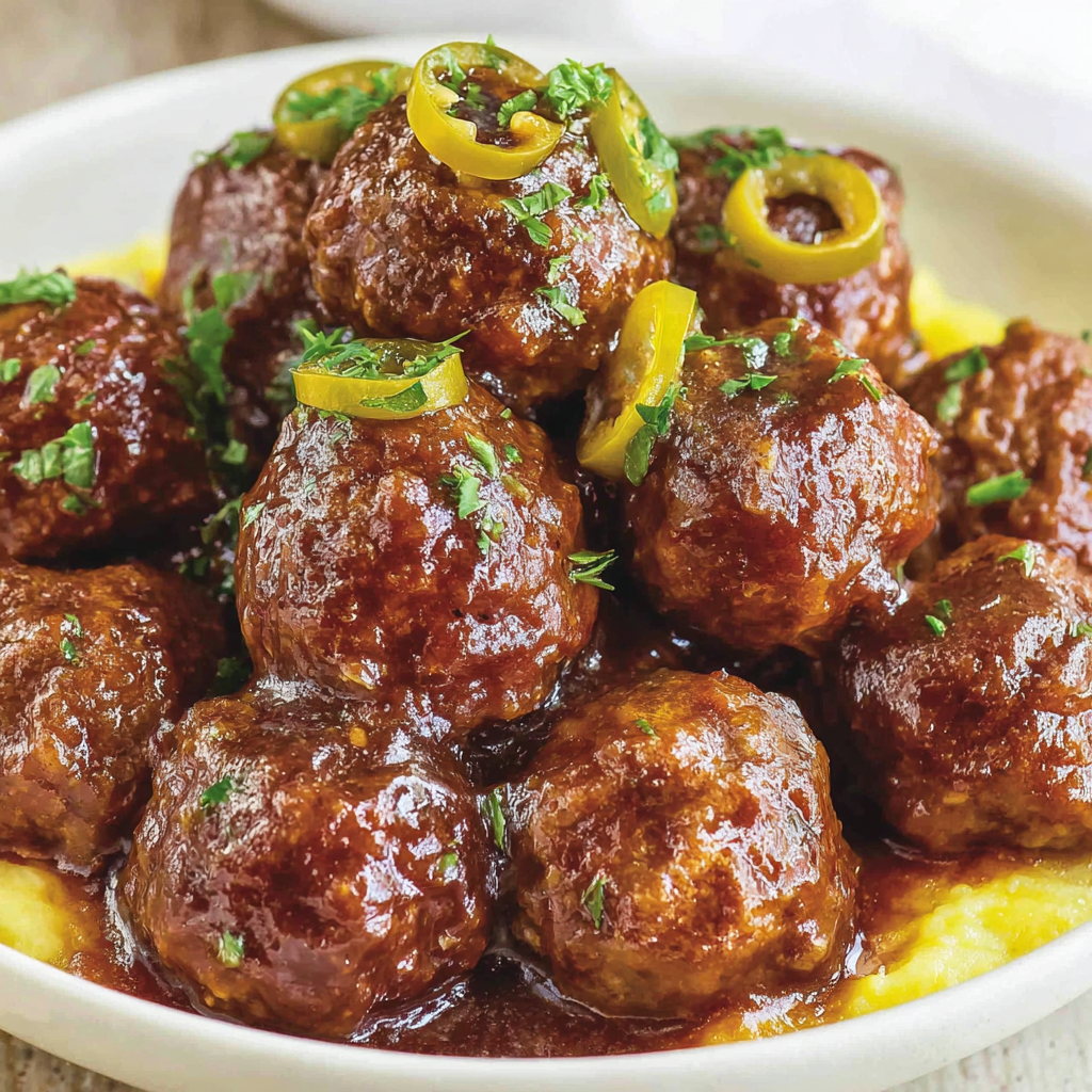 Crock Pot Mississippi Meatballs