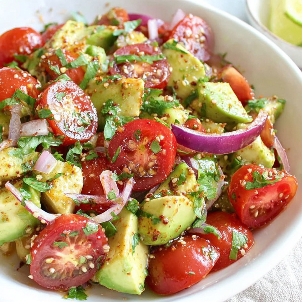 Easy Avocado & Tomato Salad