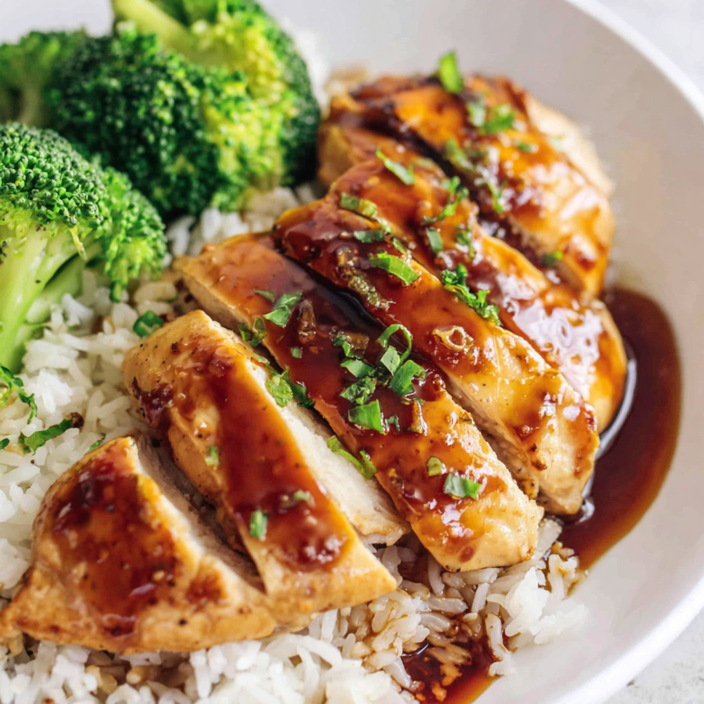 Honey garlic chicken in Instant Pot