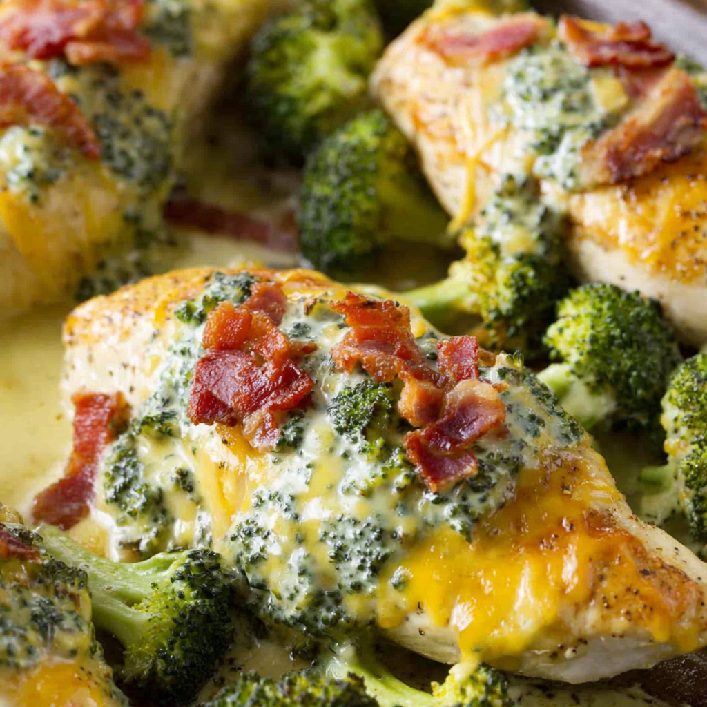 Cheesy Bacon Broccoli Chicken