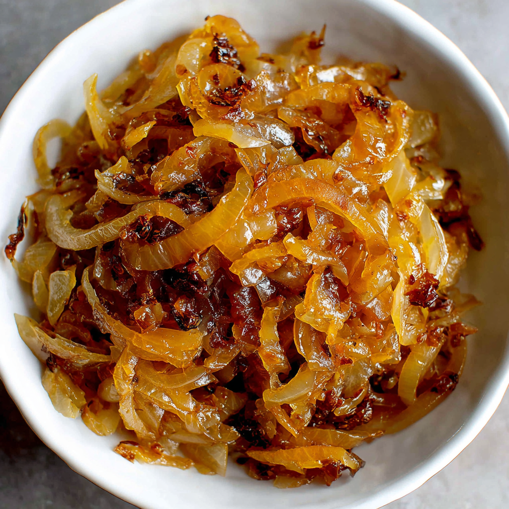 Jarred caramelized onions