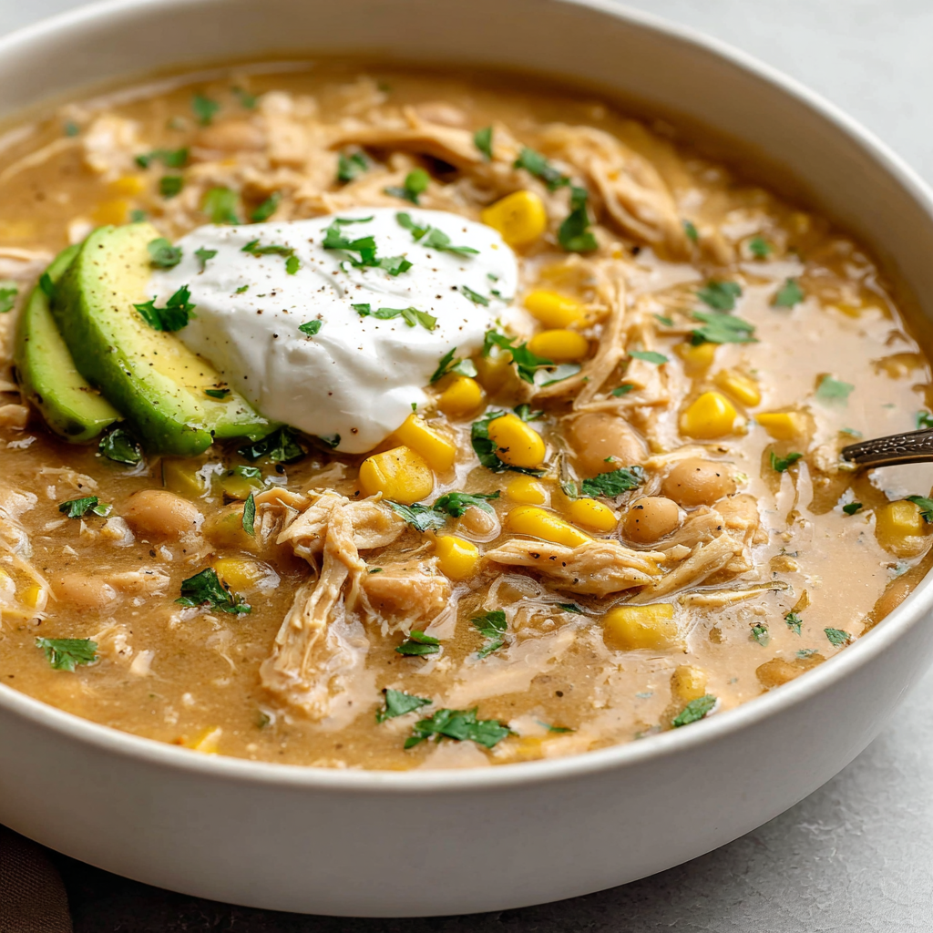 Perfect Crockpot Chicken Chili