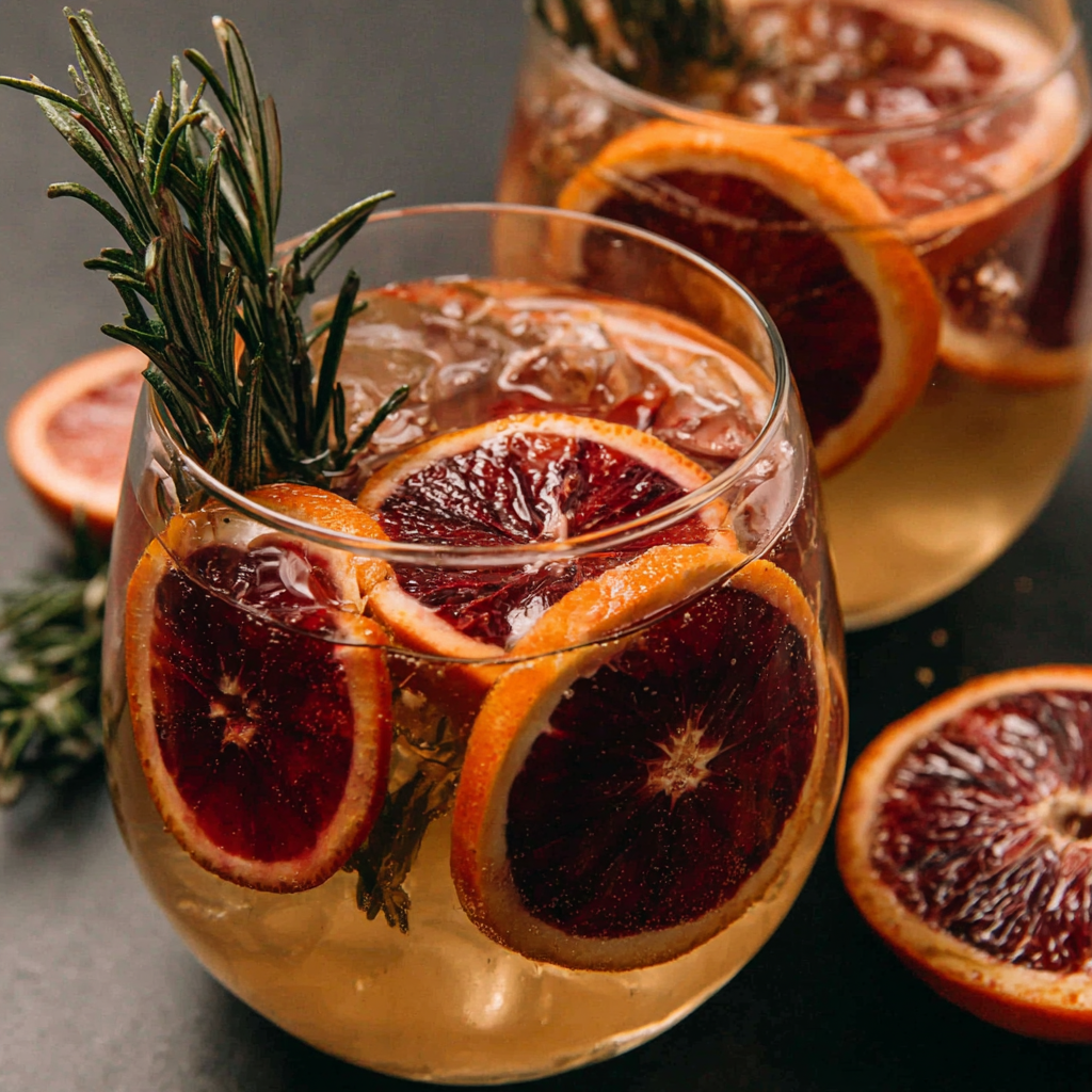 Classic Blood Orange White Wine Sangria