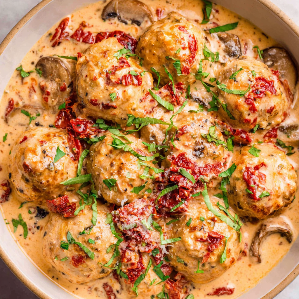 Marry Me Chicken Meatballs