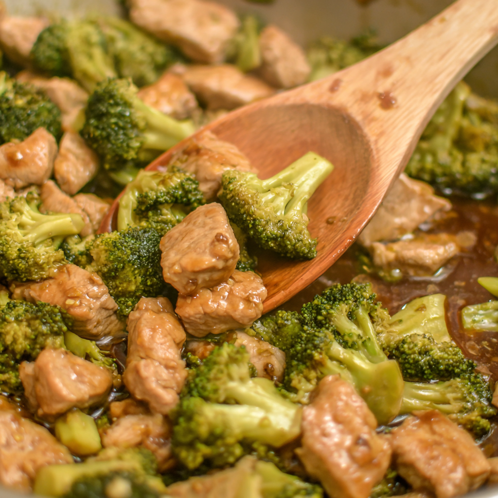 Teriyaki Pork Stir Fry with Broccoli