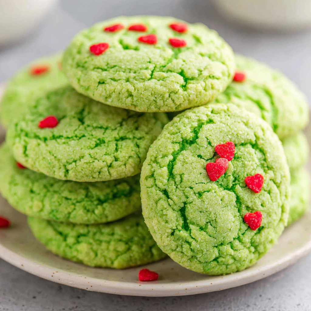 Grinch Sugar Cookies