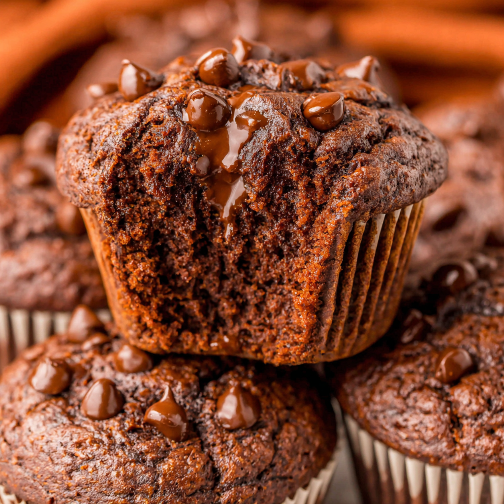 Copycat Costco Double Chocolate Muffins