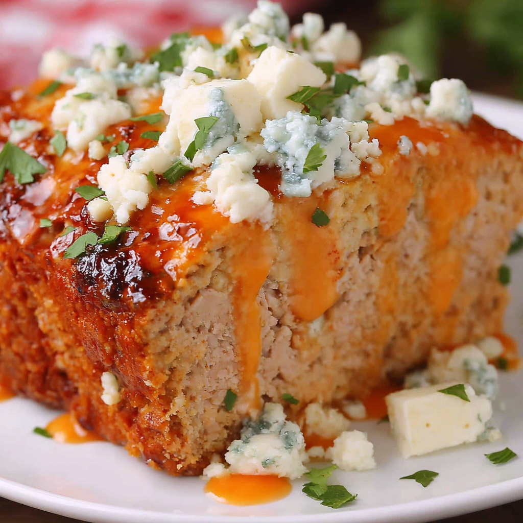 Classic Buffalo Chicken Meatloaf