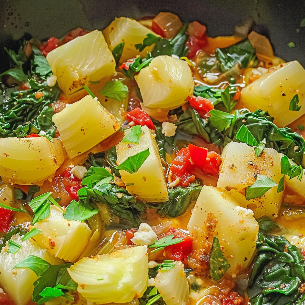 Blitva (Croatian Potatoes and Swiss Chard)