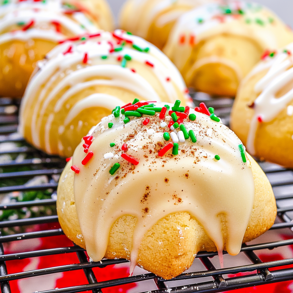 Eggnog Teacakes