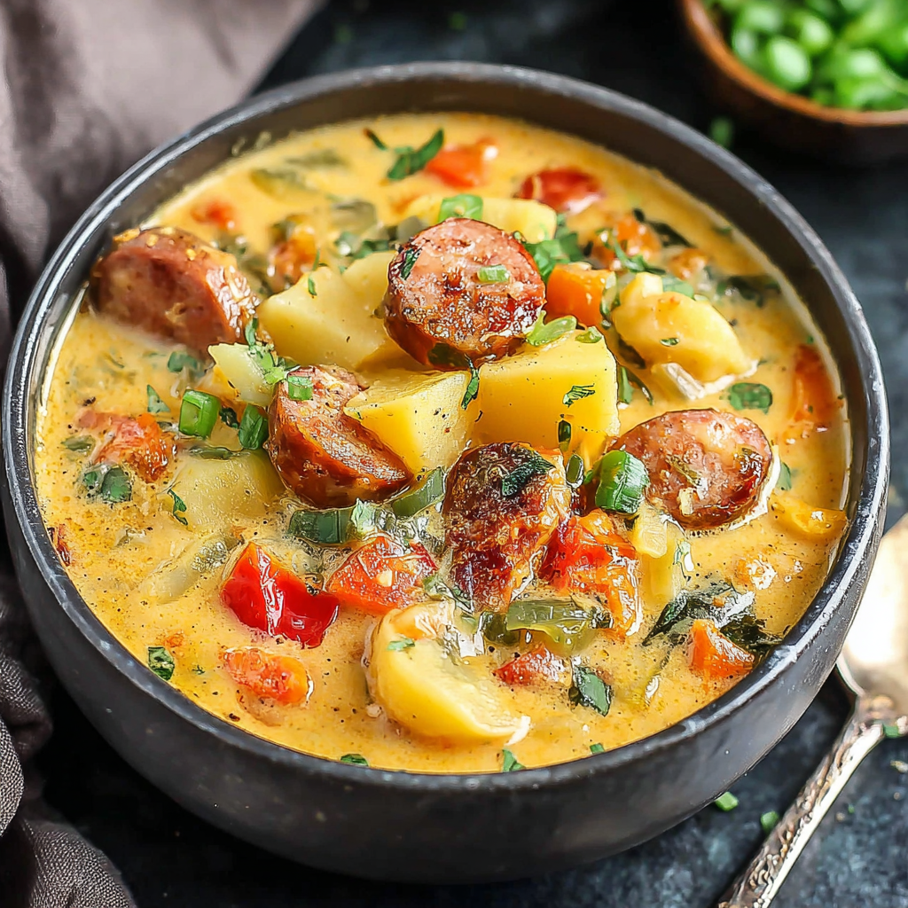 Slow Cooker Cajun Potato Soup