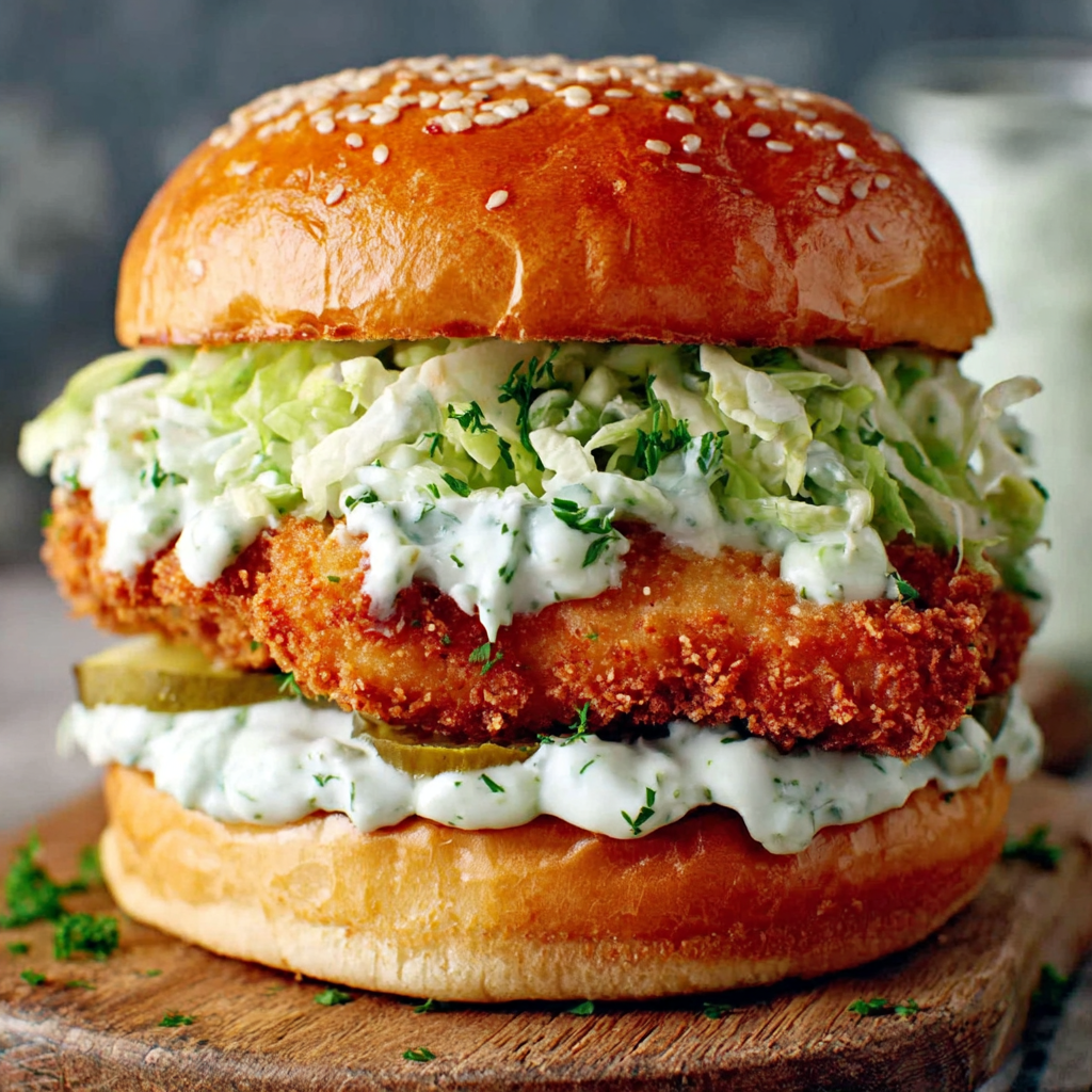 Crispy Chicken Caesar Sandwich (Print Version)