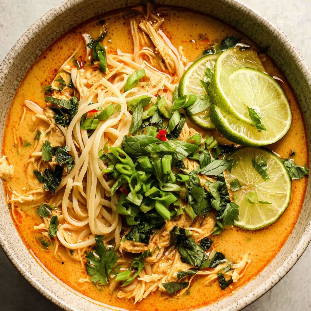 Easy Thai Chicken Curry Soup