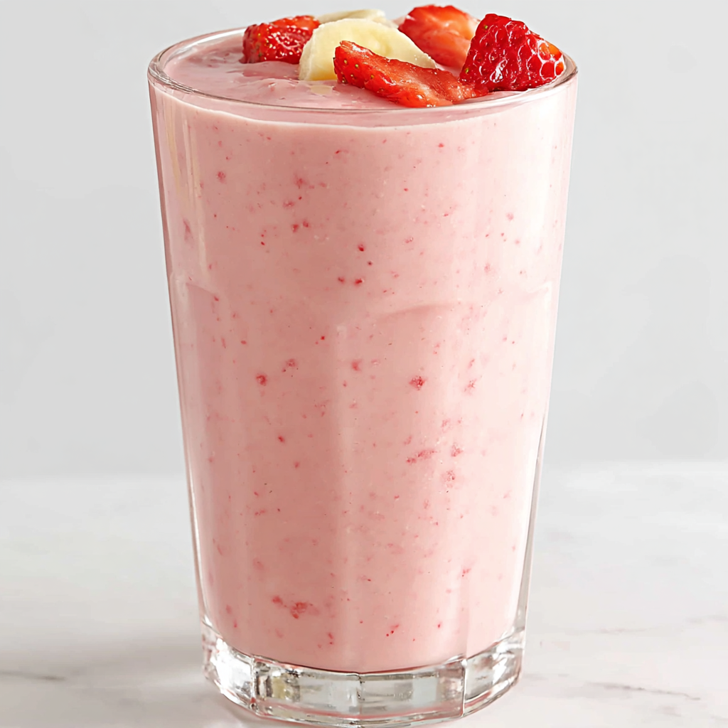 Strawberry Banana Smoothie — Creamy (Print Version)