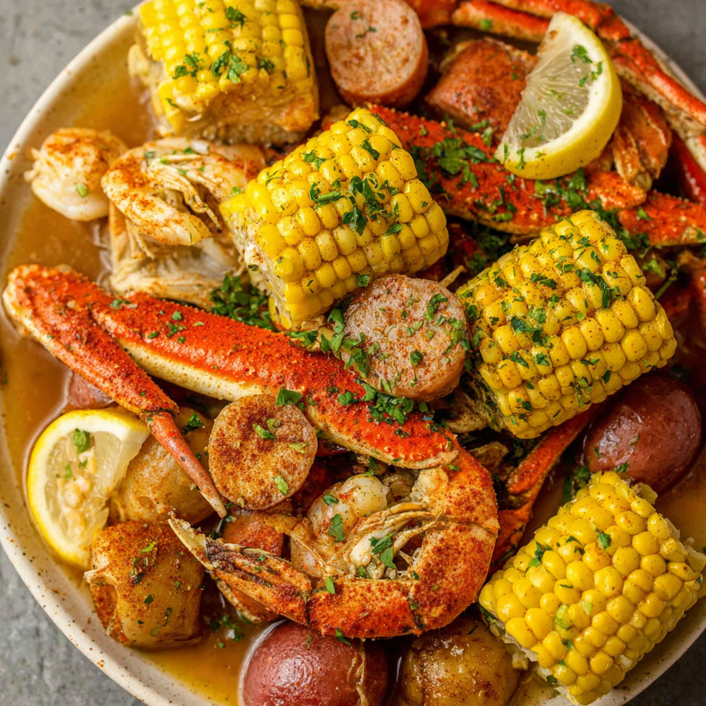 Crab Boil with Seasoned Butter (Print Version)