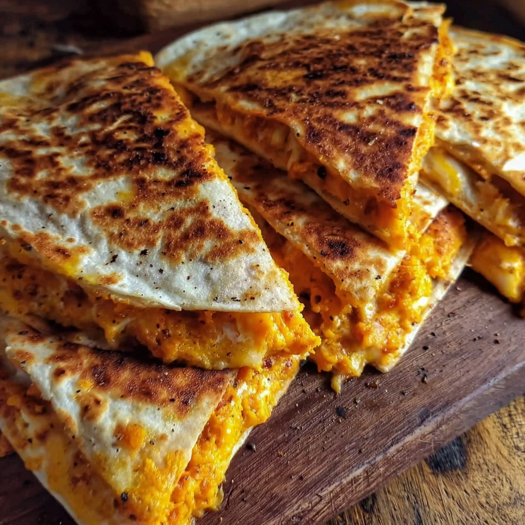 Halloween Pumpkin Quesadillas