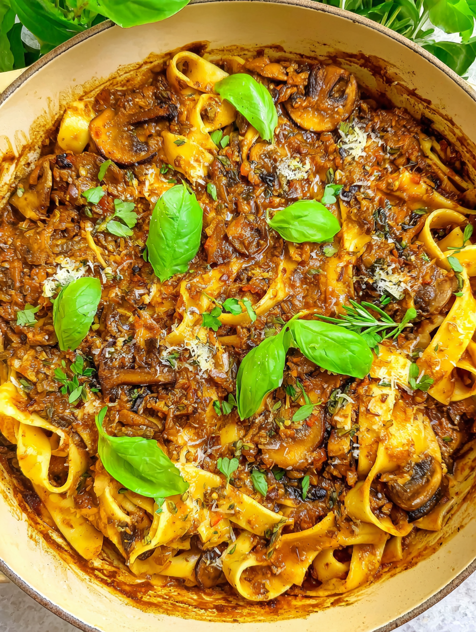 Chopped vegetables and mushrooms ready for the pan