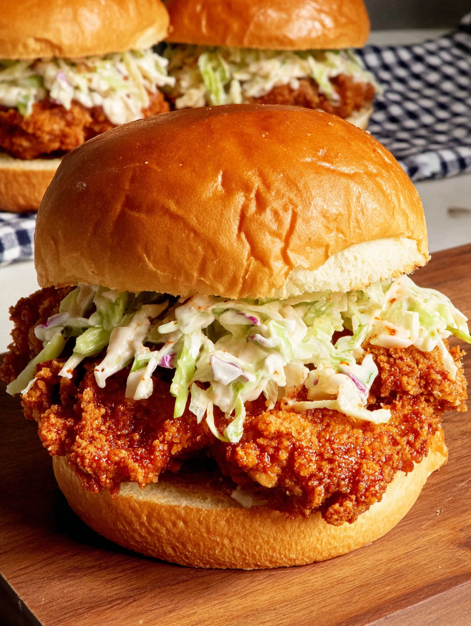 Crispy Hot Honey Chicken Sandwich