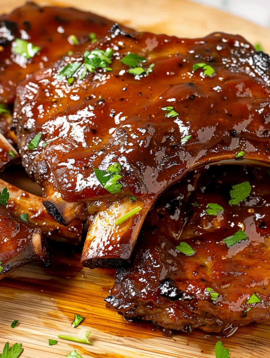 Air fryer country style ribs after initial cook