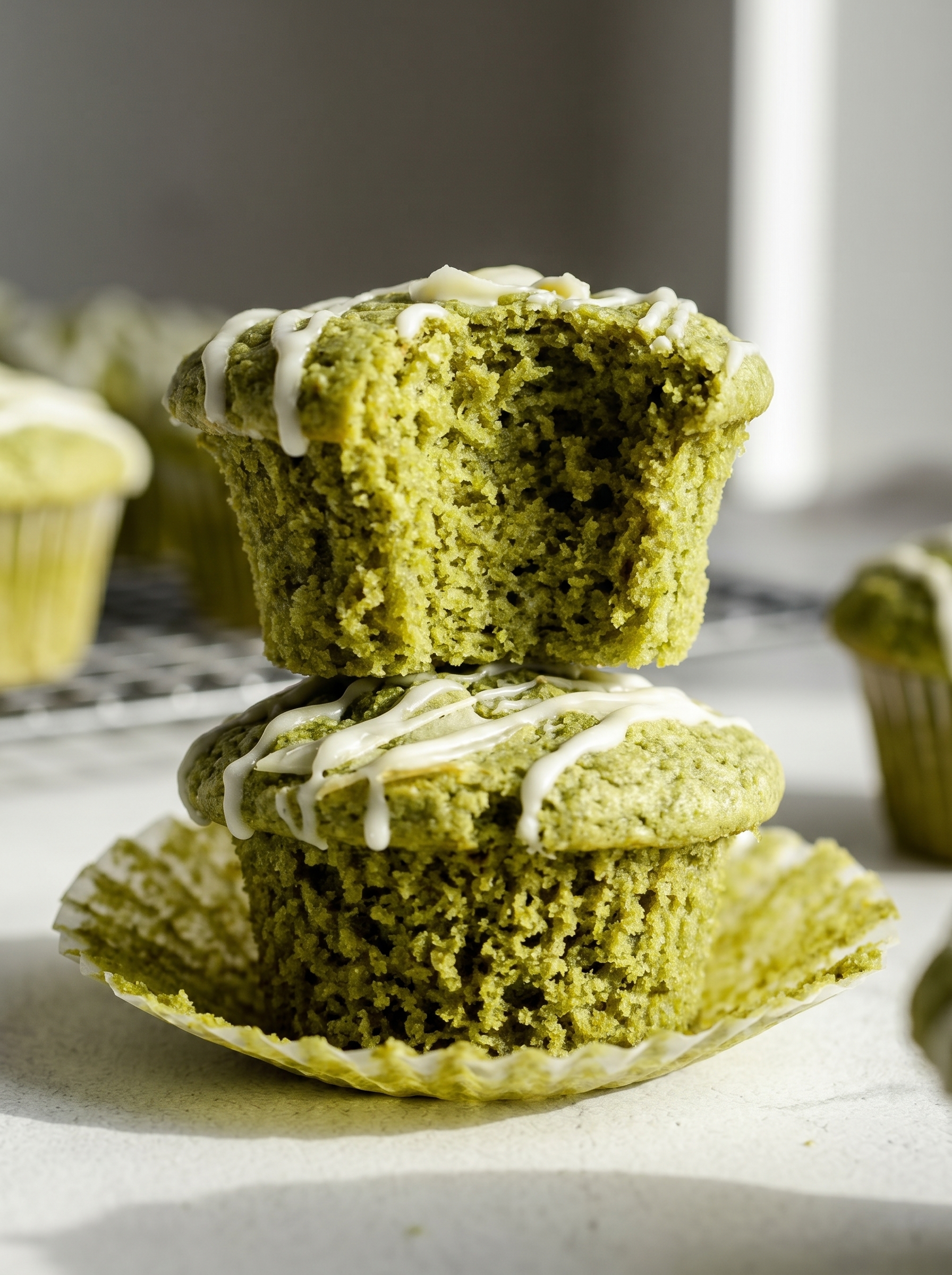 One-Bowl Matcha Muffins (Gluten-Free & Dairy-Free)