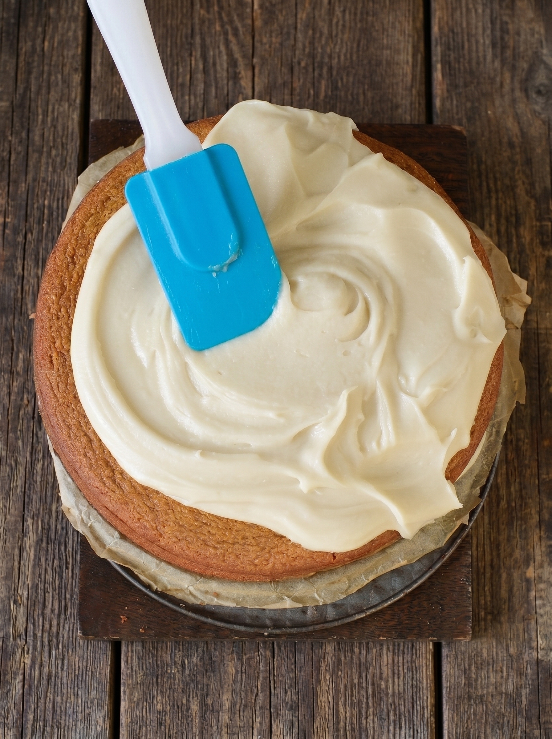 Sliced cake on a cake stand
