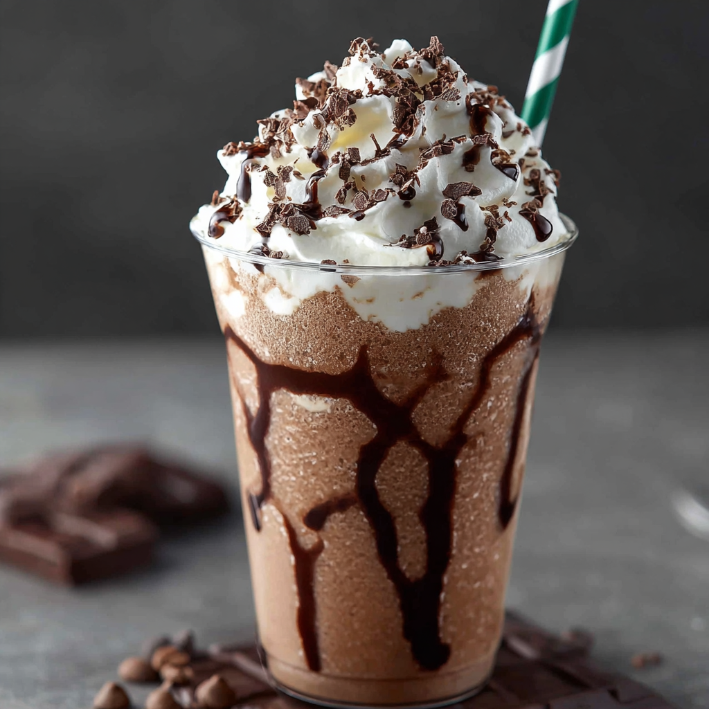 Copycat Starbucks Chilled Double Chocolate Chip Frappuccino