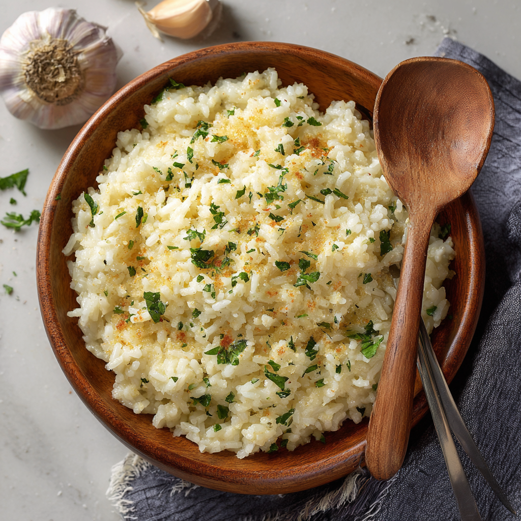 Garlic Parmesan Rice