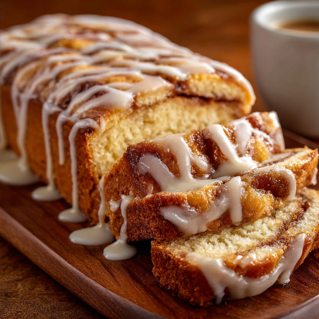Sliced pieces of Dollywood cinnamon bread on plate