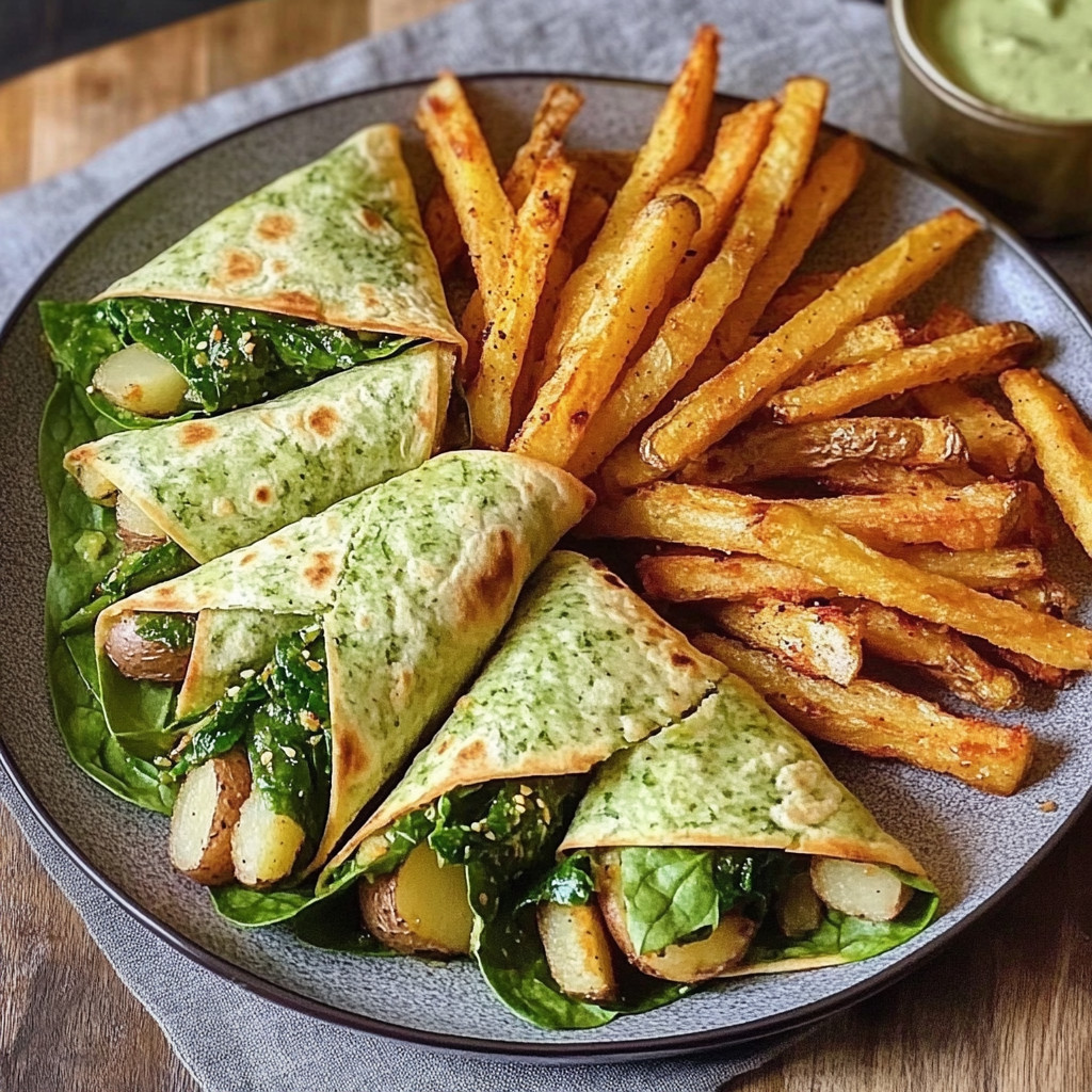 Preparing spinach batter in blender