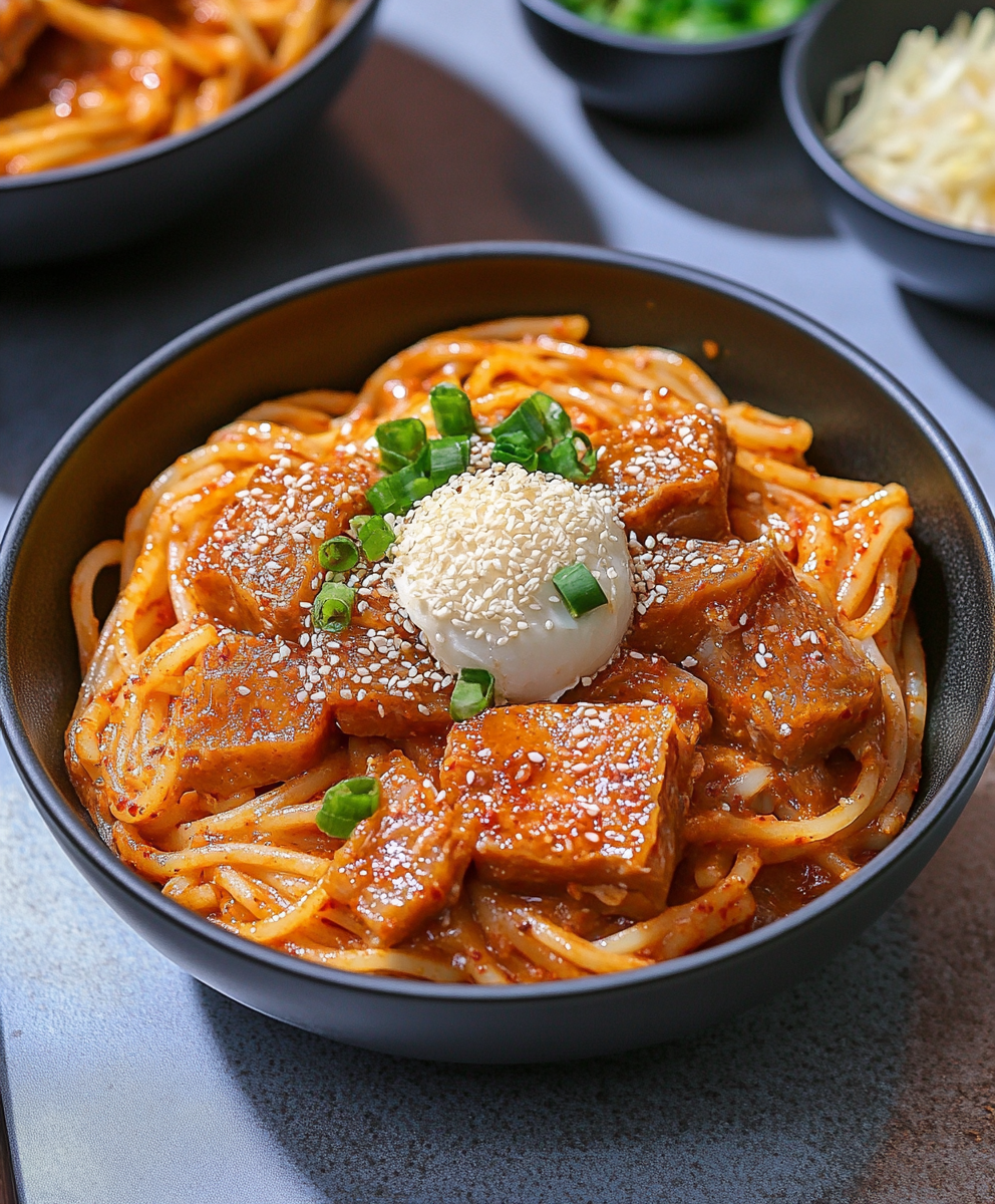 Creamy Korean Ssamjang (쌈장) Pasta