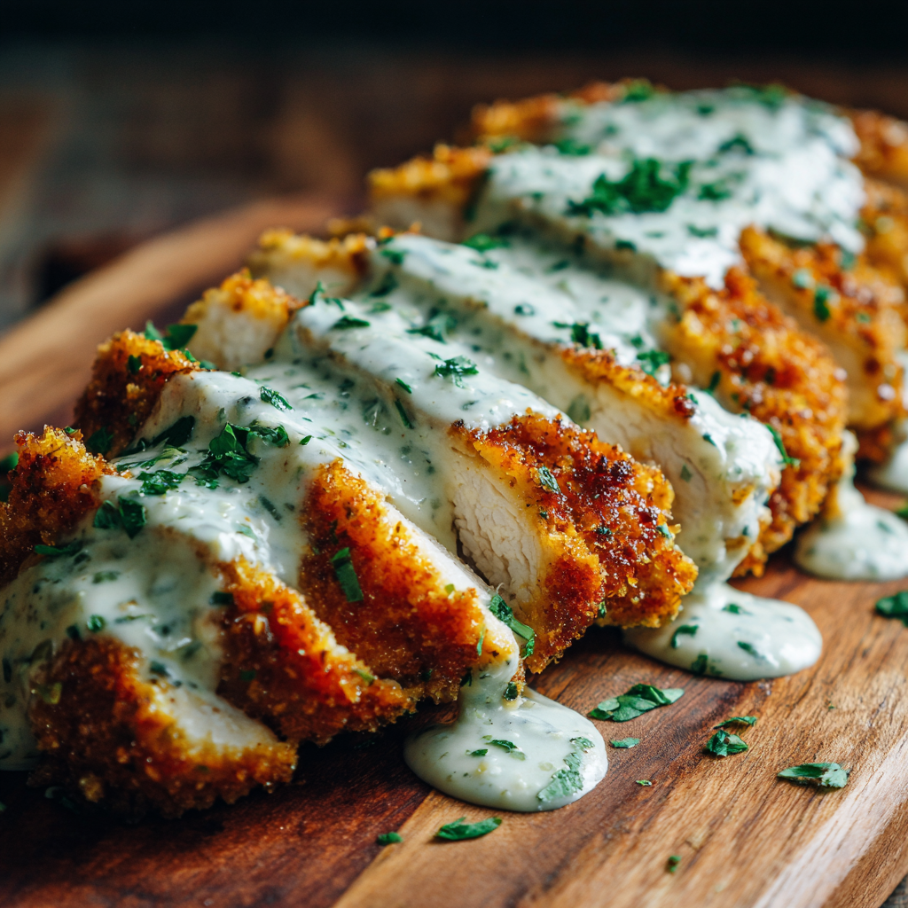 Creamy Garlic Parmesan Chicken in skillet