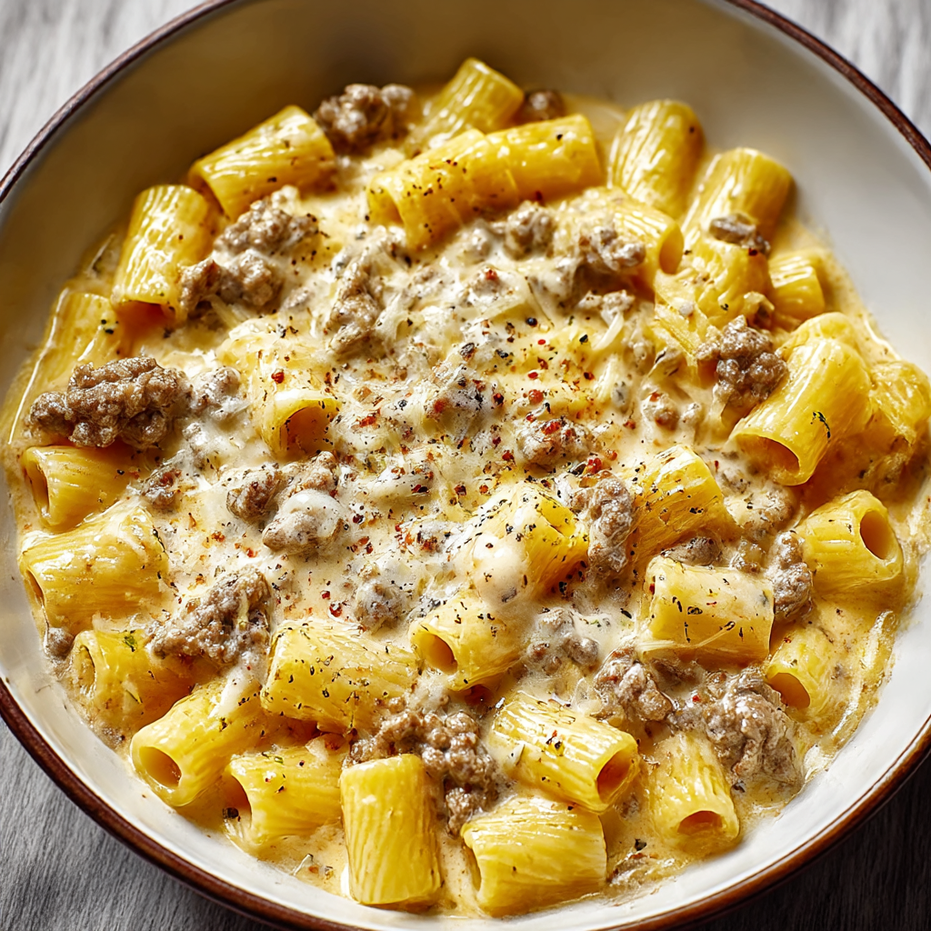 One-Pot Beef Cheddar Ranch