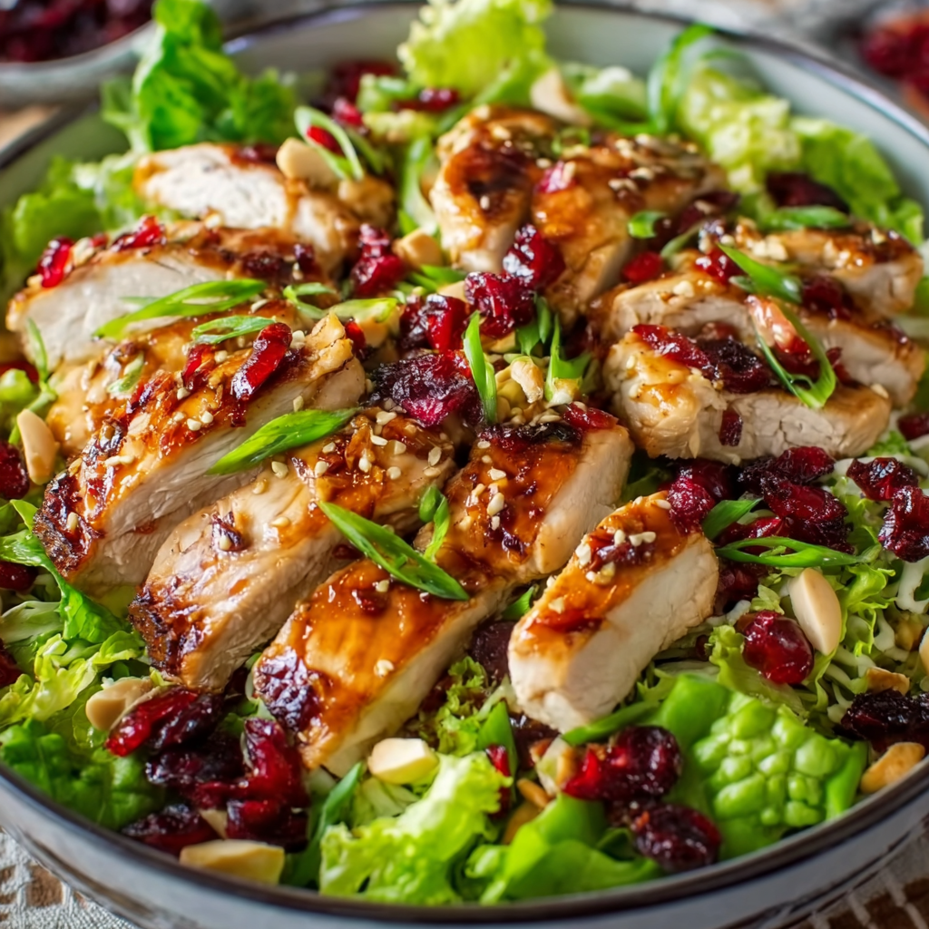 Asian Chicken Cranberry Salad