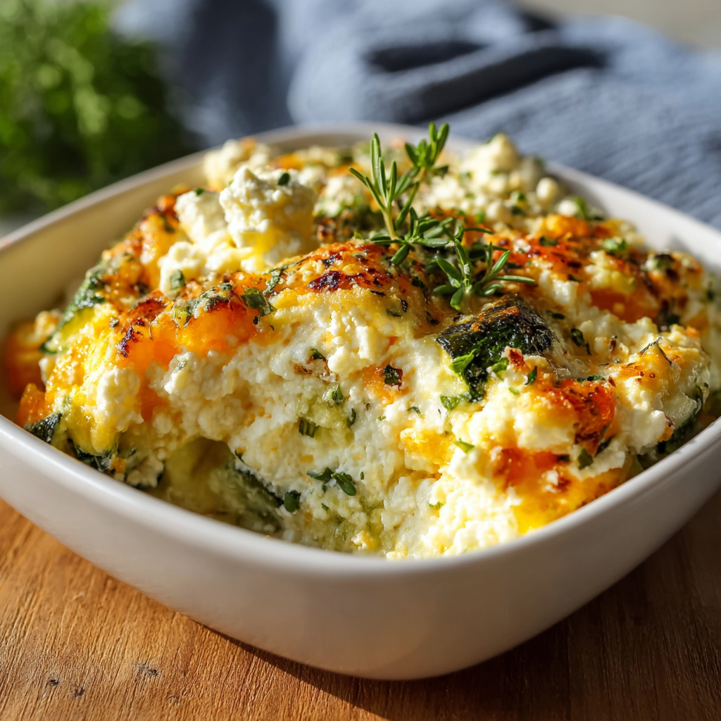 Cottage Cheese Egg Bake with Veggies