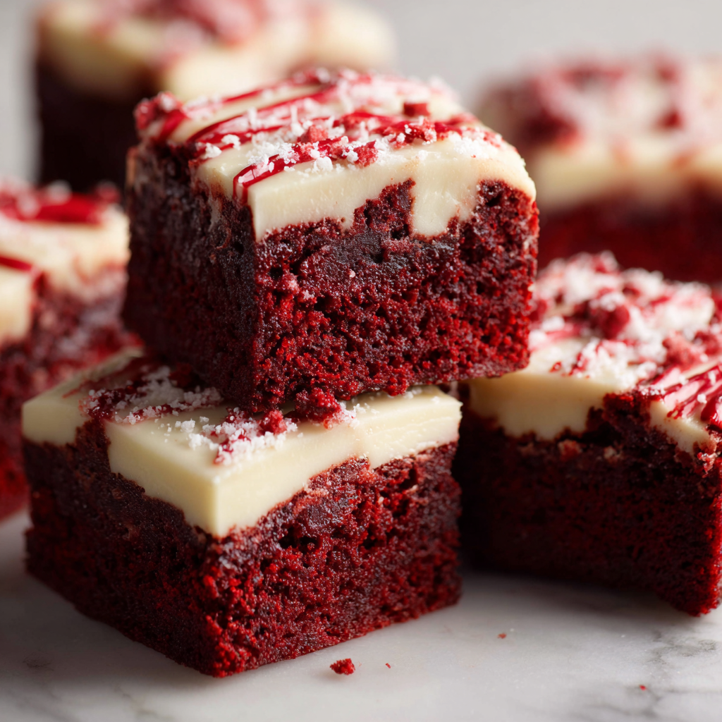Perfectly Fudgy Red Velvet Brownies