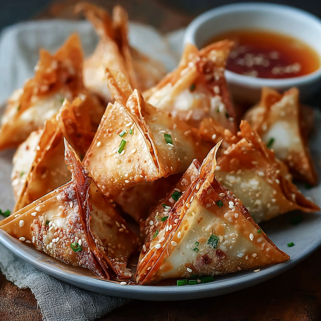Rice Paper Crab Rangoons (Gluten & Dairy Free)