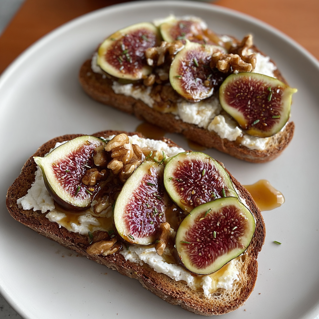 Cottage Cheese and Fig Toast