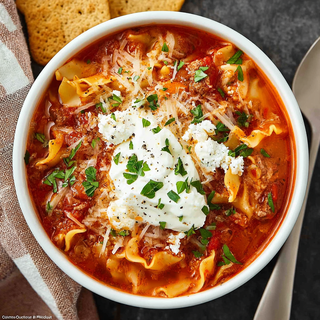 Instant Pot Lasagna Soup